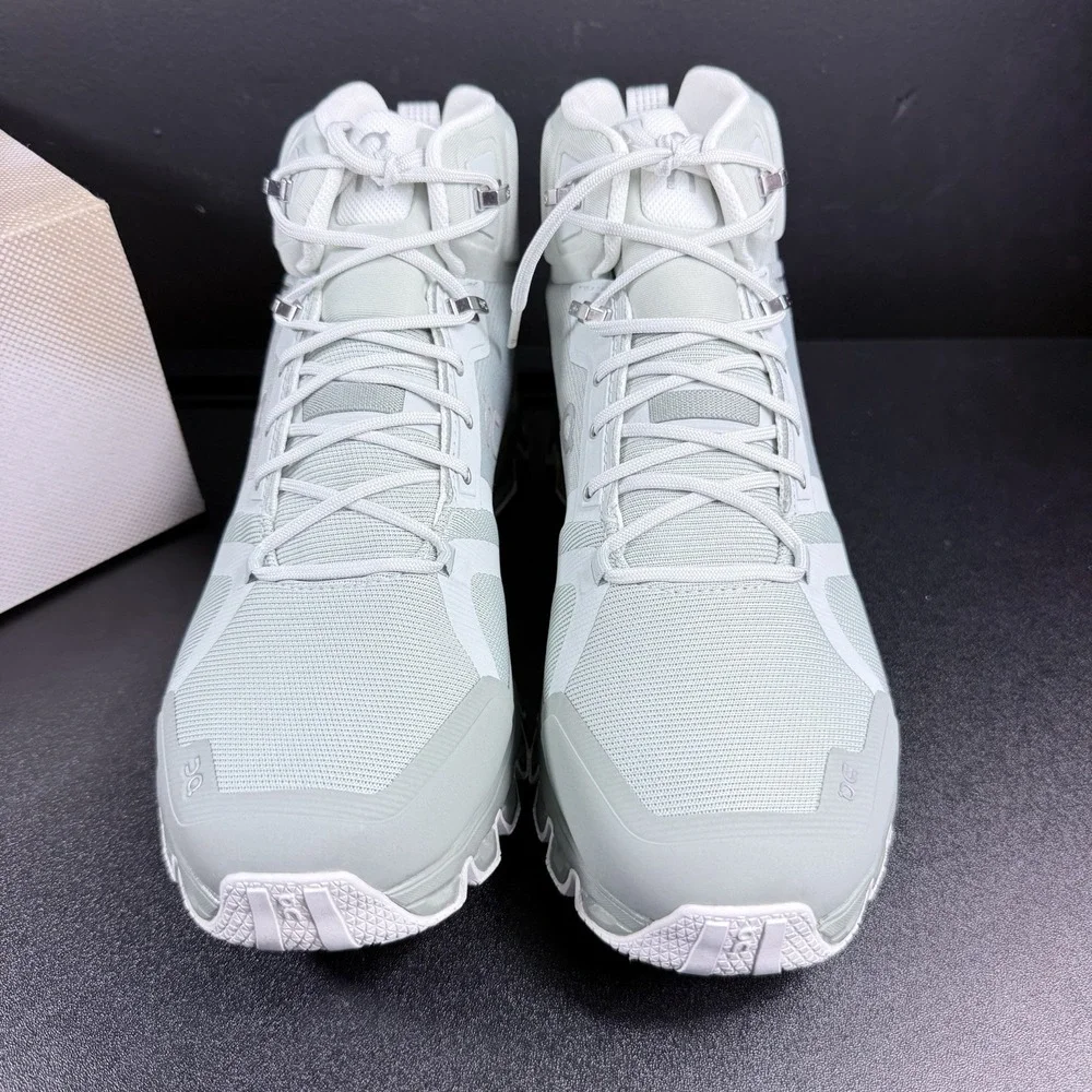 On Cloudrock Waterproof Women Mineral Kelp Hiking Boots Size 9.5 Gray 23.99046